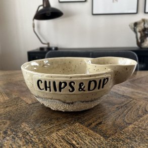 Chips og dip sk�len (Creme)
