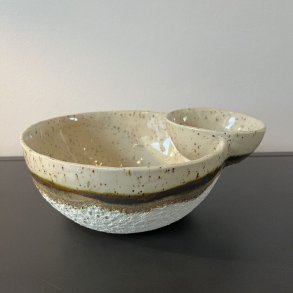 Chips og dip sk�len (Jordfarver)