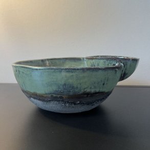 Chips og dip sk�len (Gr�n/sort)