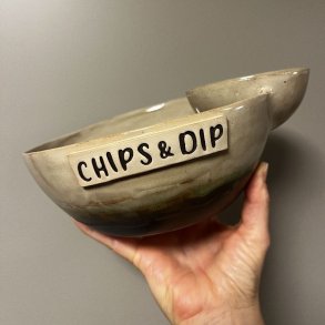 Chips og dip sk�len (Nordlys Beige)
