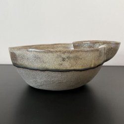 Chips og dip sk�len (Creme/brun)