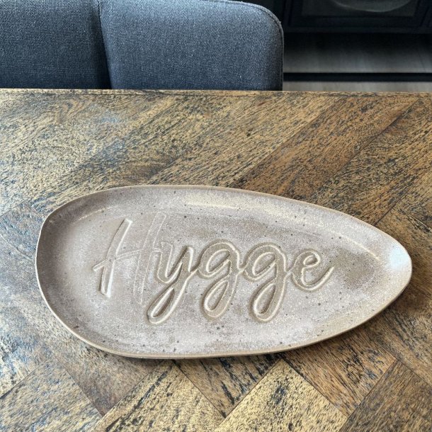 Fad med teksten "Hygge"