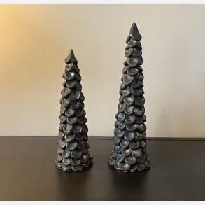 Juletr�er i keramik 2 stk.