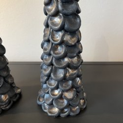 Juletr�er i keramik 2 stk.