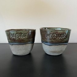 Krus med teksten "Morfar"