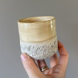 Keramik kop "Fersken"