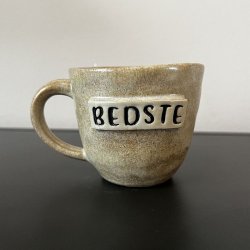 Krus med teksten "Bedste"