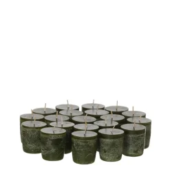 Timber Votives, 20 stk, Hunting green