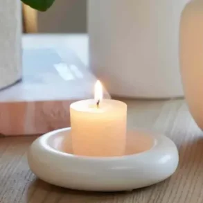 Timber Votives, 20 stk, Melon White