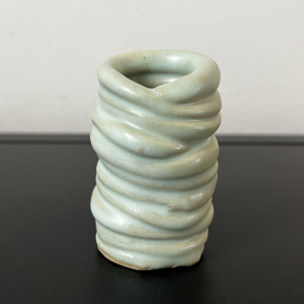 Lille vase til for�rsblomster (Mint gr�n)