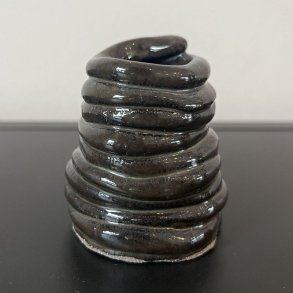 Lille vase til for�rsblomster (Gr�n/brun)