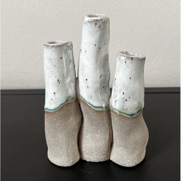 3 i 1 vase til for�rsblomster (Hvide)