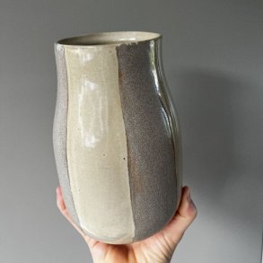 Vase (Creme/gr�)