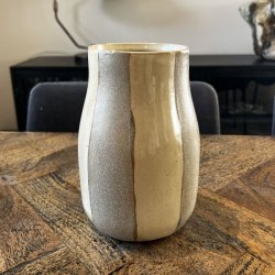 Vase (Creme/gr�)