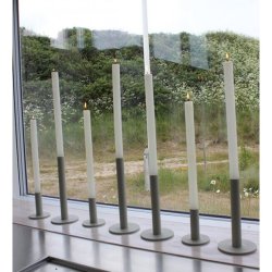 Timber stagelys, s�t med 2, Melon White