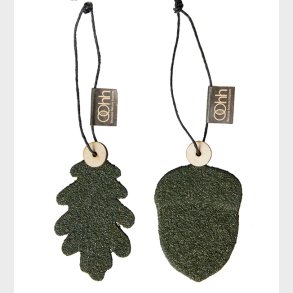 WOODz oph�ng 3 agern + 3 egetr�sblade, Burnt Olive