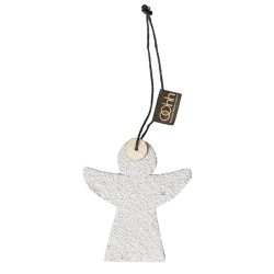 WOODz Angels 6 stk, hvide