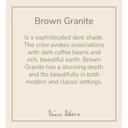 Timber bloklys, Brown Granite