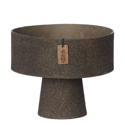 WOODz Pedestal Tray, Caffe