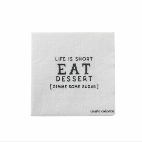 Wendy Serviet, Sort, FSC� Mix, Papir