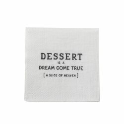 Wendy Serviet, Sort, FSC� Mix, Papir