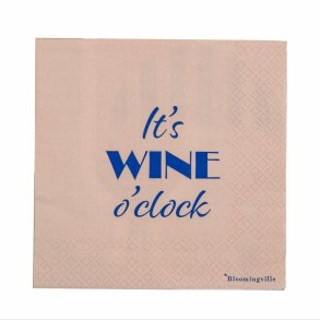 Wine Serviet, Bl�, Mix, Papir